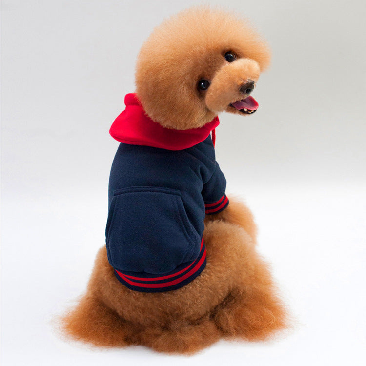 Colour Block Dog Sweater | Soft Cotton Knit Pet Clothing