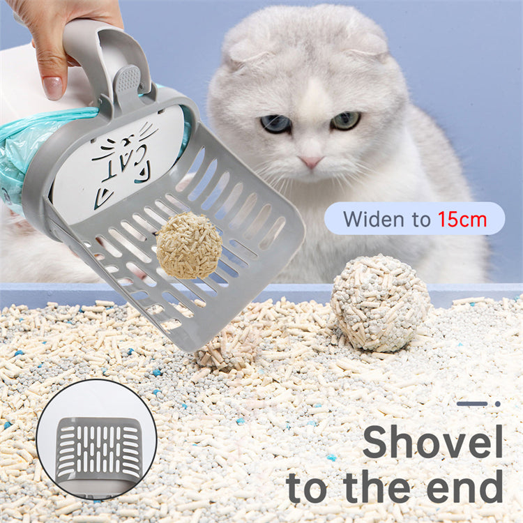 Self-Cleaning Cat Litter Shovel | Integrated Sifter Design