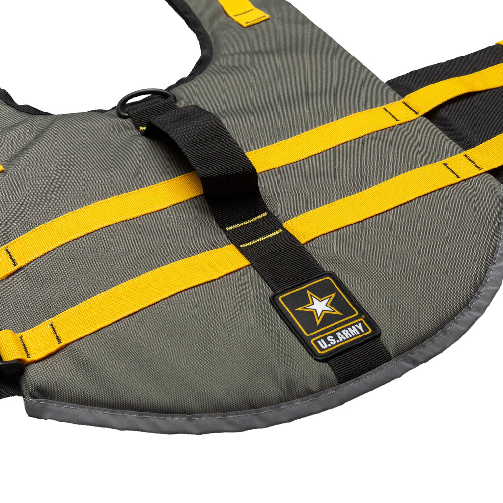 US Army Dog Life Vest — High Buoyancy Safety Jacket