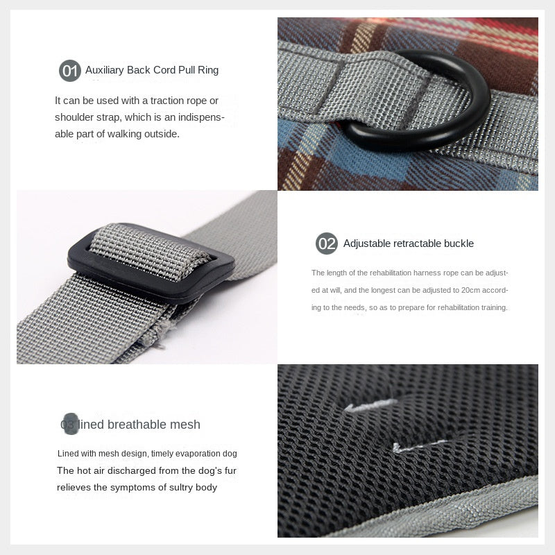 Dog Leg Support Harness | Post-Surgery & Mobility Aid