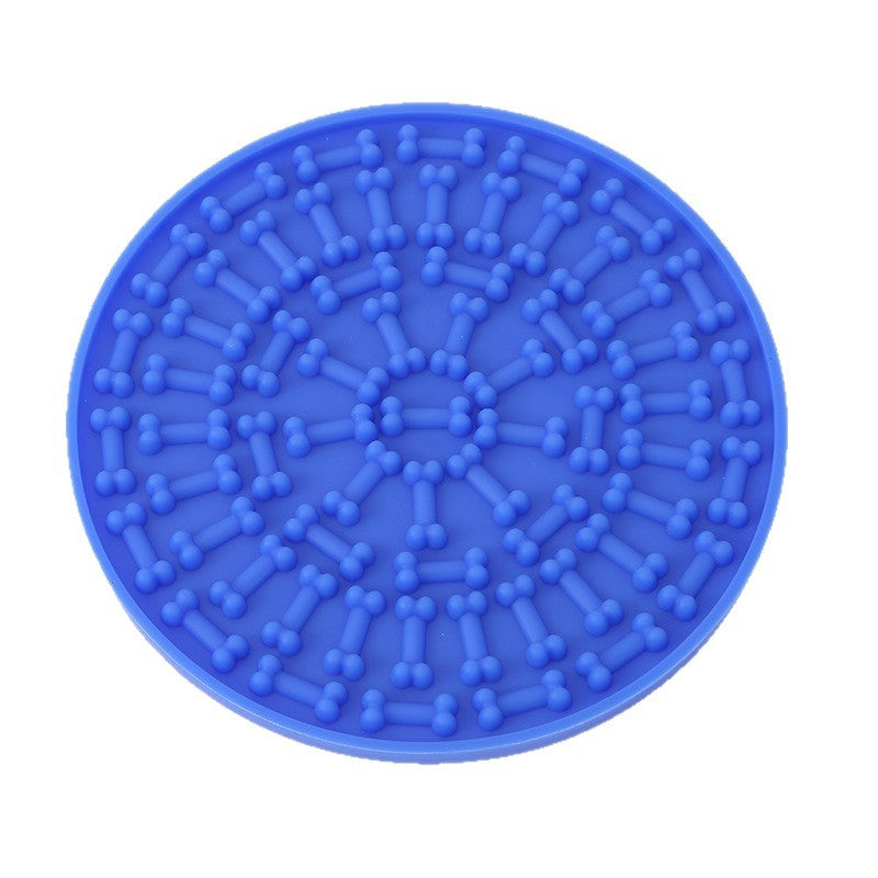 Slow Feeder Lick Mat for Cats & Dogs | Suction Cup Silicone Pad