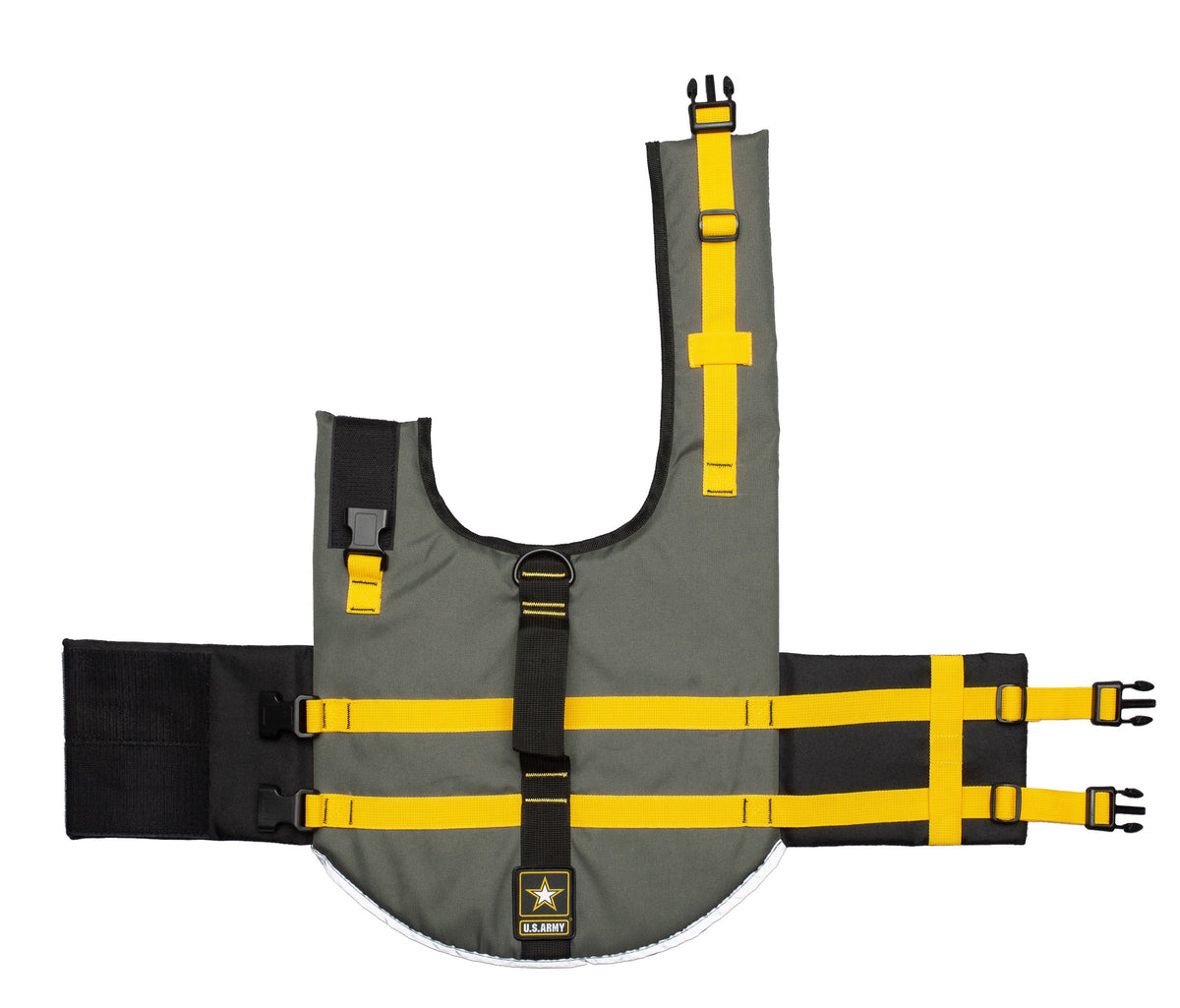 US Army Dog Life Vest — High Buoyancy Safety Jacket