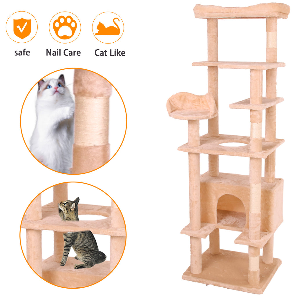 Modern Cat Climbing Tree | Multi-Level Activity Centre
