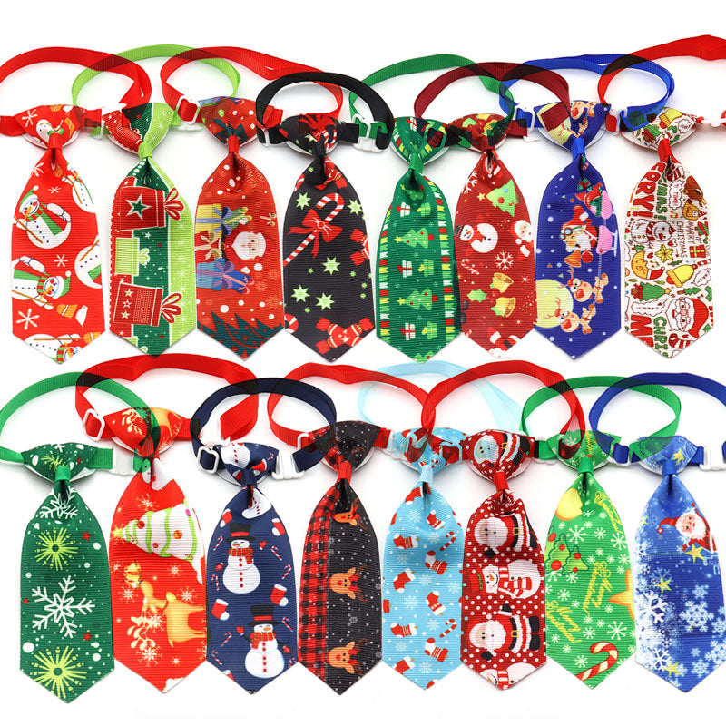 Christmas Pet Bow Tie | Festive Holiday Dog & Cat Accessory