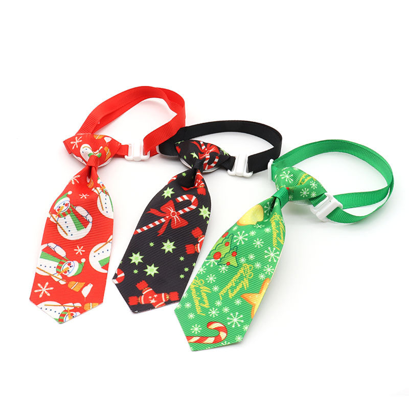 Christmas Pet Bow Tie | Festive Holiday Dog & Cat Accessory