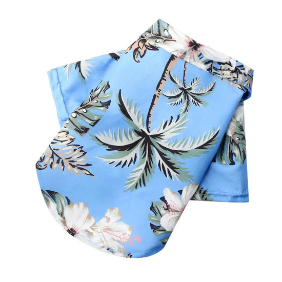 Hawaiian Pineapple Pet Shirt for Dogs & Cats – Summer Beach Style, XS–XXL