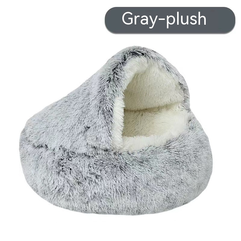 Semi-Enclosed Shell Cat Bed Nest — 40 to 80 cm