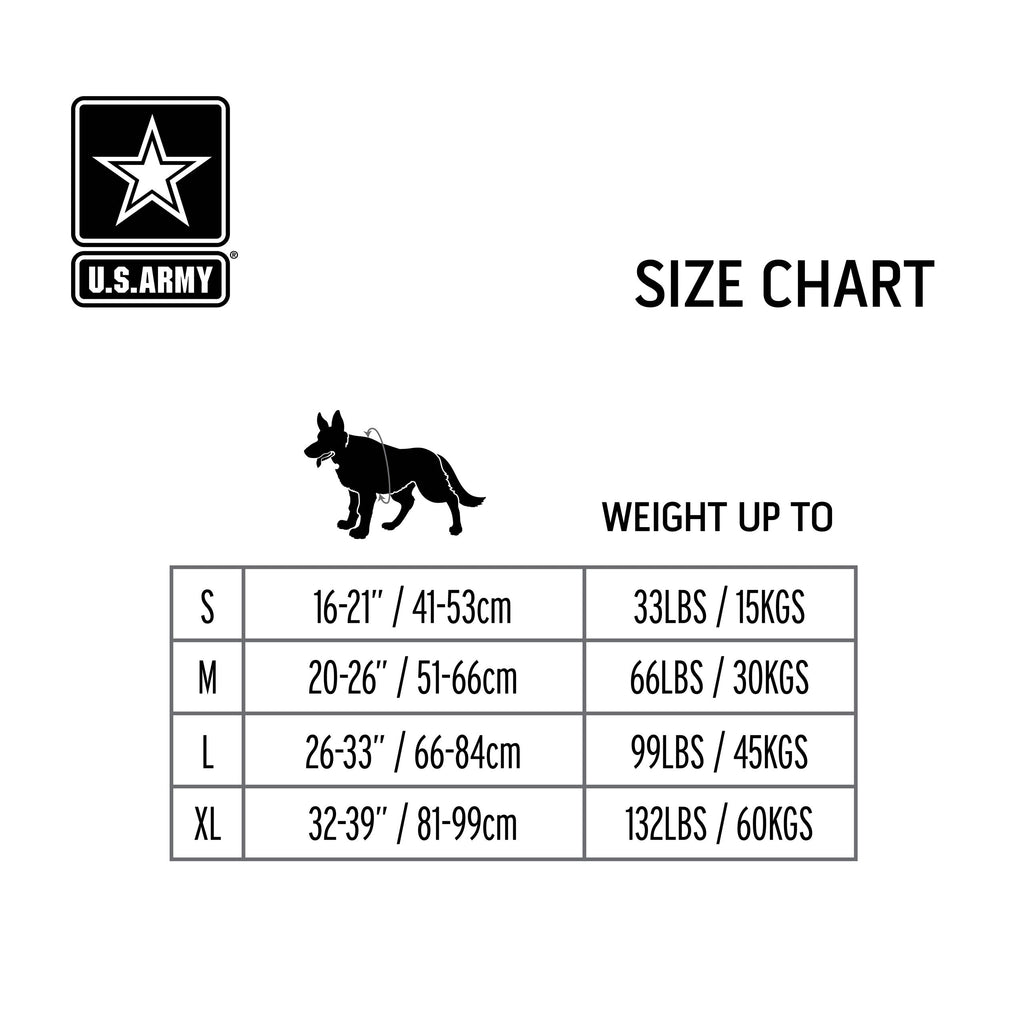 US Army Dog Life Vest — High Buoyancy Safety Jacket