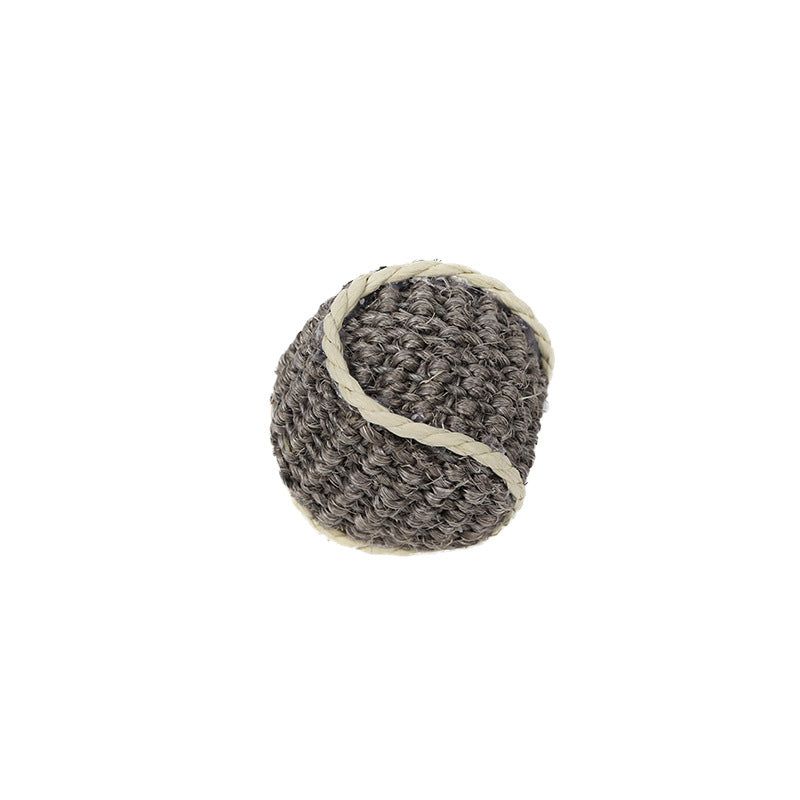 Sisal Cat Ball Toy | Interactive Knitting Ball for Cats