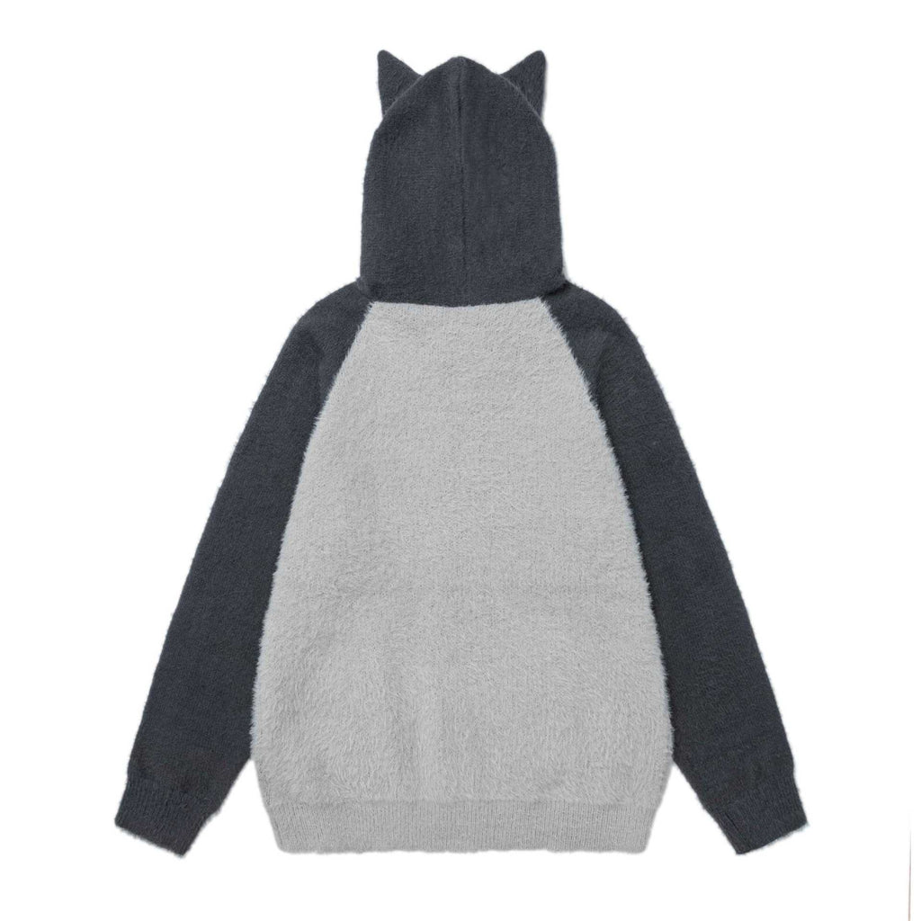 Cat Ear Jacquard Cat Sweater | Luxury Knit Pet Fashion