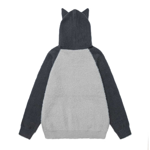 Cat Ear Jacquard Cat Sweater | Luxury Knit Pet Fashion