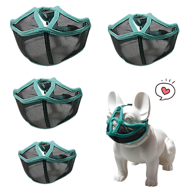 Short Snout Dog Muzzle | Breathable Muzzle for Flat-Faced Breeds
