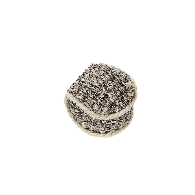 Sisal Cat Ball Toy | Interactive Knitting Ball for Cats