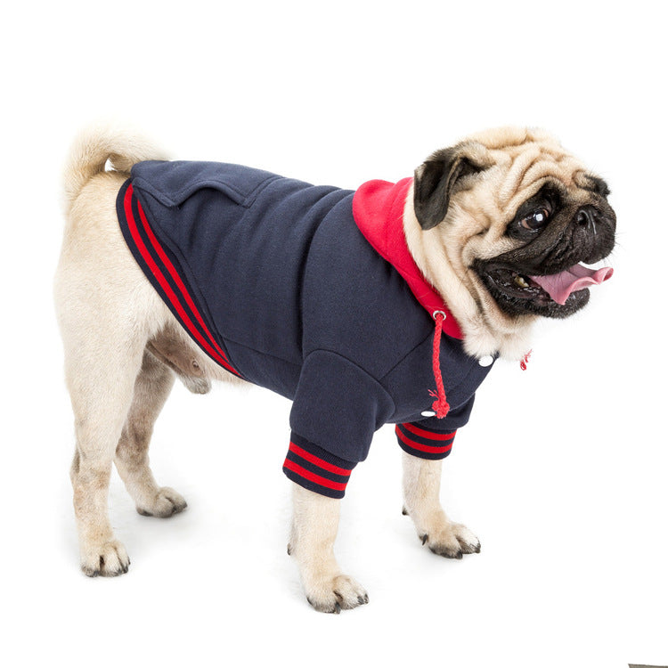 Colour Block Dog Sweater | Soft Cotton Knit Pet Clothing