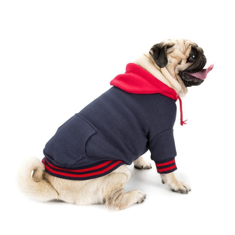 Colour Block Dog Sweater | Soft Cotton Knit Pet Clothing