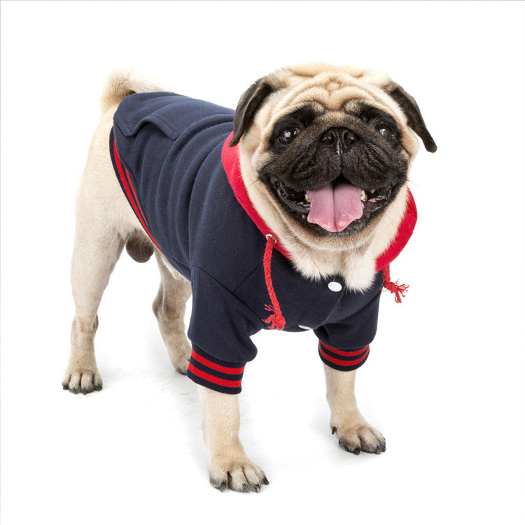 Colour Block Dog Sweater | Soft Cotton Knit Pet Clothing