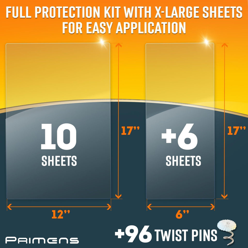 Clear Cat Scratch Furniture Protectors — 16 Sheets